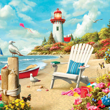 Charger l'image dans la galerie, Lighthouses 2027 (Item #3017) - ** SHIPPING IN SEPTEMBER ** 12x24 Refill Sheet Calendar - BONUS POCKET PLANNER & BOOKMARK WHILE QUANTITIES LAST