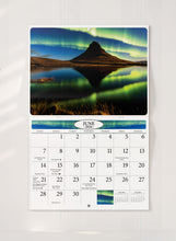 Charger l'image dans la galerie, Aurora Borealis Folding Calendar 2026 (Item # 289963)
