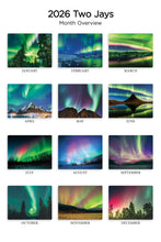 Charger l'image dans la galerie, Aurora Borealis Folding Calendar 2026 (Item # 289963)