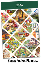 Charger l'image dans la galerie, A Country Walk 2026 (Item #2579) - 8x16 Refill Sheet Calendar - BONUS POCKET PLANNER & BOOKMARK WHILE QUANTITIES LAST