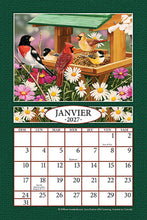 Load image into Gallery viewer, Amis à plumes 2027 (Article #5911) - ** SHIPPING IN SEPTEMBER ** Recharge de 4x6 feuille calendrier