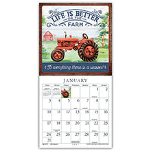 Charger l'image dans la galerie, Farmers Market 2027 (Item #41913) - ** SHIPPING IN SEPTEMBER ** 7x14 Refill Sheet Calendar - INCLUDES LIST PAD & BONUS BOOKMARK - WHILE QUANTITIES LAST