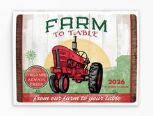 Load image into Gallery viewer, Farm to Table Folding Calendar 2026 (Item # 289866)