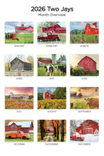 Load image into Gallery viewer, Fields & Farmsteads Folding Calendar 2026 (Item # 289877)