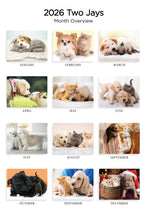 Charger l'image dans la galerie, Kittens & Puppies Folding Calendar 2026 (Item # 289600)