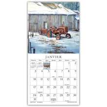 Load image into Gallery viewer, Simplicité Campagnarde 2027 (Article #67649)- ** SHIPPING IN SEPTEMBER ** Recharge de 7x14 feuille calendrier - inclut une liste de tâches set le signet - Jusqu’à rupture des stocks et des substitutions peuvent s’appliquer