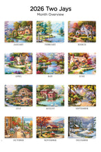 Charger l'image dans la galerie, Vibrant Countryside Folding Calendar 2026 (Item # 289689)