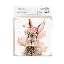Load image into Gallery viewer, Hopper Studios Coaster Set - Honey Bunny