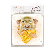 Load image into Gallery viewer, Hopper Studios Coaster Set - Millie the Mouse