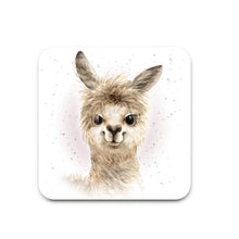 Load image into Gallery viewer, Hopper Studios Coaster Set - Amy the Alpaca