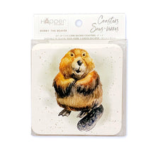 Charger l'image dans la galerie, Hopper Studios Coaster Set - Bobby the Beaver