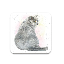 Load image into Gallery viewer, Hopper Studios Coaster Set - Clarice the Cat