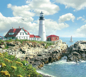 Lighthouses 2026 (Item #3017) - 12x24 Refill Sheet Calendar - BONUS POCKET PLANNER & BOOKMARK WHILE QUANTITIES LAST