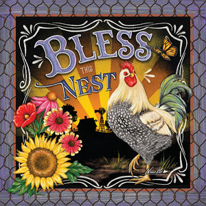 Bless This Nest 2026 (Item # 7052) - 12x24 Refill Sheet Calendar - BONUS POCKET PLANNER & BOOKMARK WHILE QUANTITIES LAST
