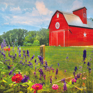 Beckoning Barns 2025 (Item #33012) - 12x24 Refill Sheet Calendar - BONUS POCKET PLANNER & BOOKMARK WHILE QUANTITIES LAST