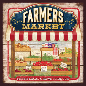 Farmers Market 2025 (Item #41913) - 7x14 Refill Sheet Calendar - INCLUDES LIST PAD & BONUS BOOKMARK - WHILE QUANTITIES LAST