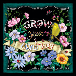 Grow Your Own Way 2024 (Item #7106) - 12x24 Refill Sheet Calendar - BONUS POCKET PLANNER & BOOKMARK WHILE QUANTITIES LAST
