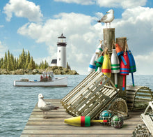 Load image into Gallery viewer, Lighthouses 2026 (Item #3017) - 12x24 Refill Sheet Calendar - BONUS POCKET PLANNER &amp; BOOKMARK WHILE QUANTITIES LAST
