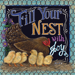 Bless This Nest 2025 (Item # 7052) - 12x24 Refill Sheet Calendar - BONUS POCKET PLANNER & BOOKMARK WHILE QUANTITIES LAST