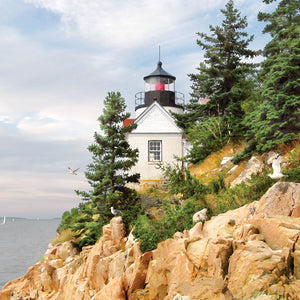 Lighthouses 2025 (Item #3017) - 12x24 Refill Sheet Calendar - BONUS POCKET PLANNER & BOOKMARK WHILE QUANTITIES LAST