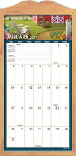 Load image into Gallery viewer, LARGE GRID - A Country Walk 2027 (Item #LG01) - ** SHIPPING IN SEPTEMBER **12x24 Refill Sheet Calendar - BONUS POCKET PLANNER &amp; BOOKMARK WHILE QUANTITIES LAST
