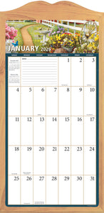 LARGE GRID - A Country Walk 2026 (Item #LG01) - 12x24 Refill Sheet Calendar - BONUS POCKET PLANNER & BOOKMARK WHILE QUANTITIES LAST (Copy)