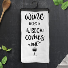 Load image into Gallery viewer, Scrunchy Face Towel - Wine Goes In
