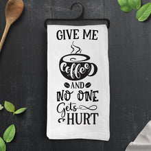 Load image into Gallery viewer, Scrunchy Face Towel - Give Me Coffee!
