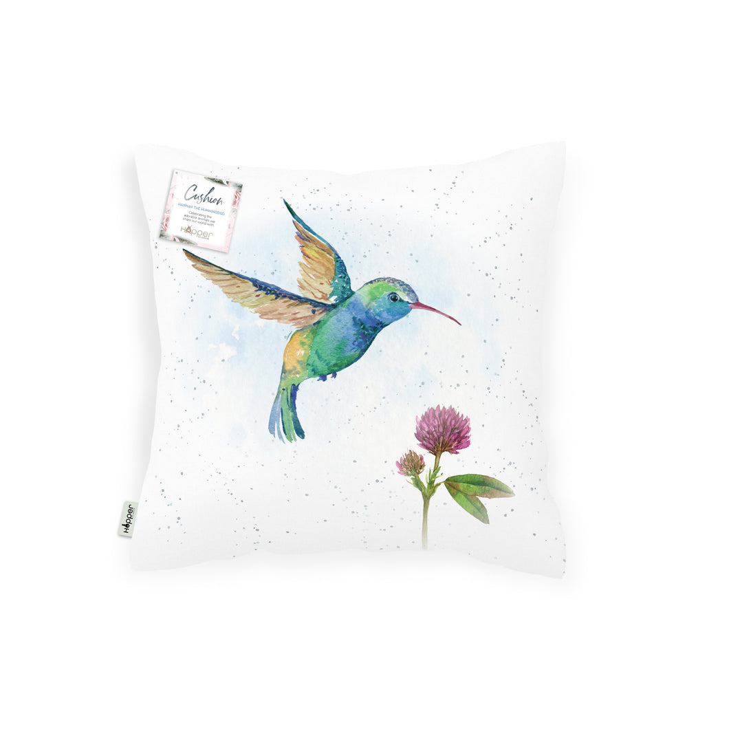 Hopper Studios Cushion - Hannah the Hummingbird