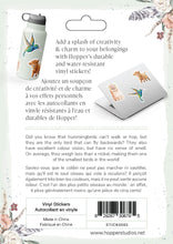 Load image into Gallery viewer, Hopper Studios Vinyl Stickers - Hannah the Hummingbird
