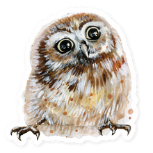 Load image into Gallery viewer, Hopper Studios Vinyl Stickers - Olivia The Owl

