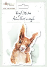 Load image into Gallery viewer, Hopper Studios Vinyl Stickers - Suzy the Squirrel
