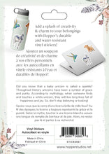 Load image into Gallery viewer, Hopper Studios Vinyl Stickers - Ute the Unicorn
