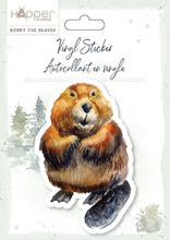 Load image into Gallery viewer, Hopper Studios Vinyl Stickers - Bobby the Beaver
