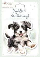 Load image into Gallery viewer, Hopper Studios Vinyl Stickers - Patches the Puppy
