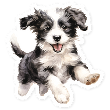 Load image into Gallery viewer, Hopper Studios Vinyl Stickers - Patches the Puppy
