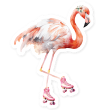 Load image into Gallery viewer, Hopper Studios Vinyl Stickers - Faye the Flamingo
