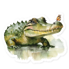 Load image into Gallery viewer, Hopper Studios Vinyl Stickers - Alice the Alligator
