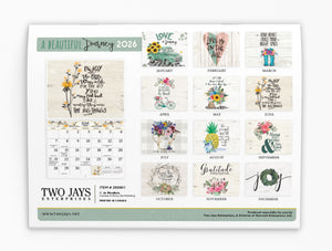 A Beautiful Journey Folding Calendar 2026 (Item # 289901)