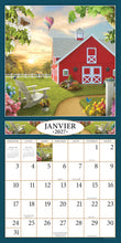 Load image into Gallery viewer, Une promenade à la campagne 2027 (Article #2517) -  ** SHIPPING IN SEPTEMBER ** Recharge de 12 x 24 feuille calendrier
