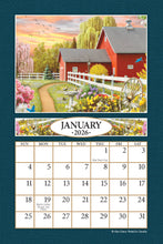 Load image into Gallery viewer, A Country Walk 2026 (Item #2692) - 4x6 Refill Sheet Calendar - BONUS POCKET PLANNER &amp; BOOKMARK WHILE QUANTITIES LAST
