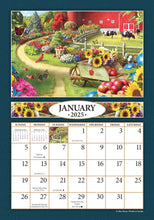 Charger l&#39;image dans la galerie, A Country Walk 2025 (Item #2654) - 7x10 Refill Sheet Calendar - BONUS POCKET PLANNER &amp; BOOKMARK WHILE QUANTITIES LAST
