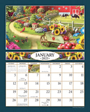 Load image into Gallery viewer, A Country Walk 2025 (Item #2616) - 8x10 Refill Sheet Calendar - BONUS POCKET PLANNER &amp; BOOKMARK WHILE QUANTITIES LAST
