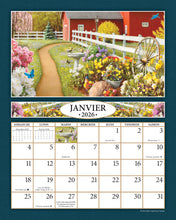 Load image into Gallery viewer, Une promenade à la campagne 2026 (Article #2630) - Recharge de 8x10 feuille calendrier
