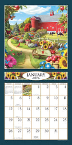 A Country Walk 2025 (Item #2579) - 8x16 Refill Sheet Calendar - BONUS POCKET PLANNER & BOOKMARK WHILE QUANTITIES LAST