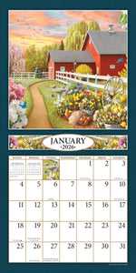 A Country Walk 2026 (Item #2579) - 8x16 Refill Sheet Calendar - BONUS POCKET PLANNER & BOOKMARK WHILE QUANTITIES LAST