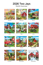 Charger l&#39;image dans la galerie, LARGE GRID - A Country Walk 2026 (Item #LG01) - 12x24 Refill Sheet Calendar - BONUS POCKET PLANNER &amp; BOOKMARK WHILE QUANTITIES LAST (Copy)
