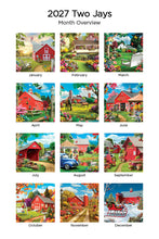 Load image into Gallery viewer, A Country Walk 2027 (Item #2616) - 8x10 Refill Sheet Calendar - BONUS POCKET PLANNER &amp; BOOKMARK WHILE QUANTITIES LAST
