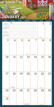 Load image into Gallery viewer, LARGE GRID - A Country Walk 2027 (Item #LG01) - ** SHIPPING IN SEPTEMBER **12x24 Refill Sheet Calendar - BONUS POCKET PLANNER &amp; BOOKMARK WHILE QUANTITIES LAST
