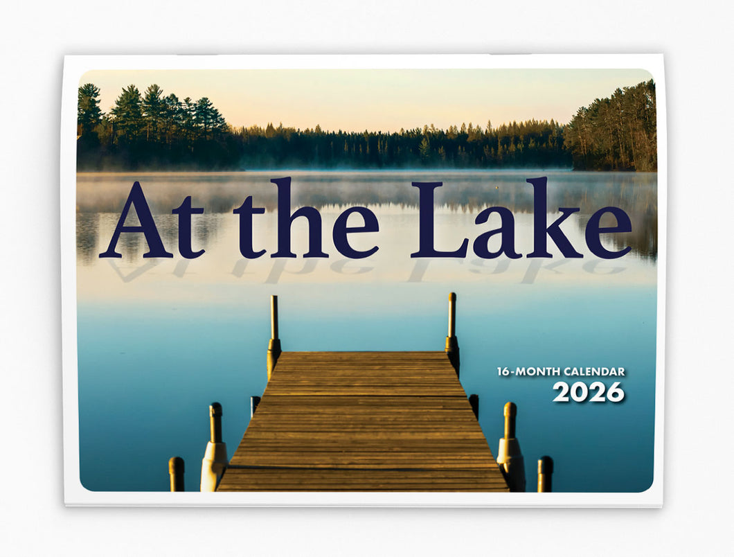 At the Lake Folding Calendar 2026 (Item # 289942)